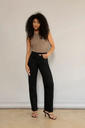 Straight Jeans - Black