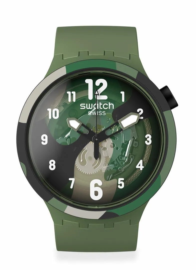 Swatch Look Right Thru Green Pay Watch.