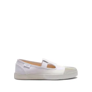 Tabi Toe Sneakers in  White/White