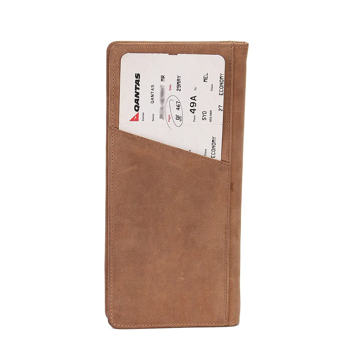 Texas Ziparound RFID Leather Secure Travel Wallet