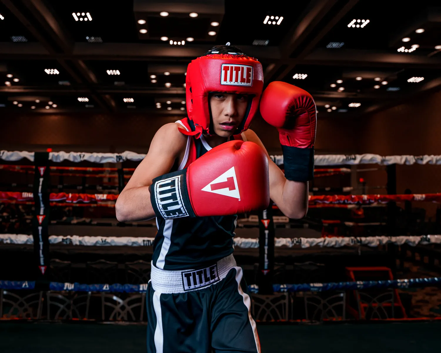 TITLE Classic USA Boxing Competition Headgear – Open Face