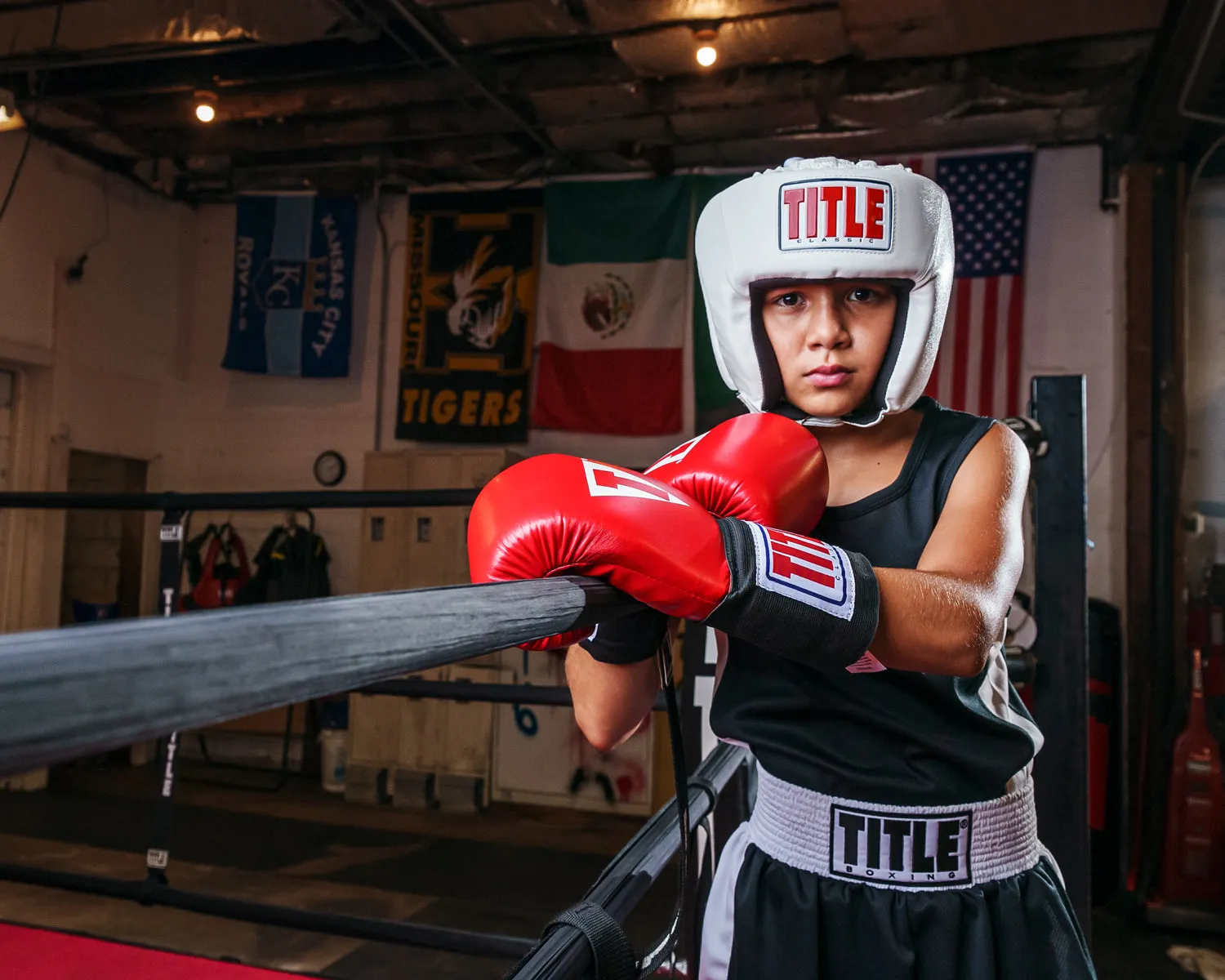 TITLE Classic USA Boxing Competition Headgear – Open Face