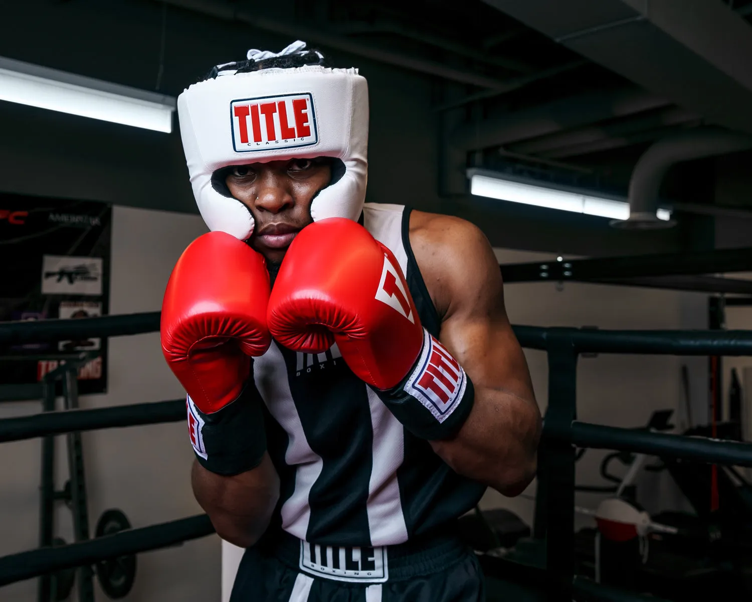 TITLE Classic USA Boxing Competition Headgear – With Cheeks