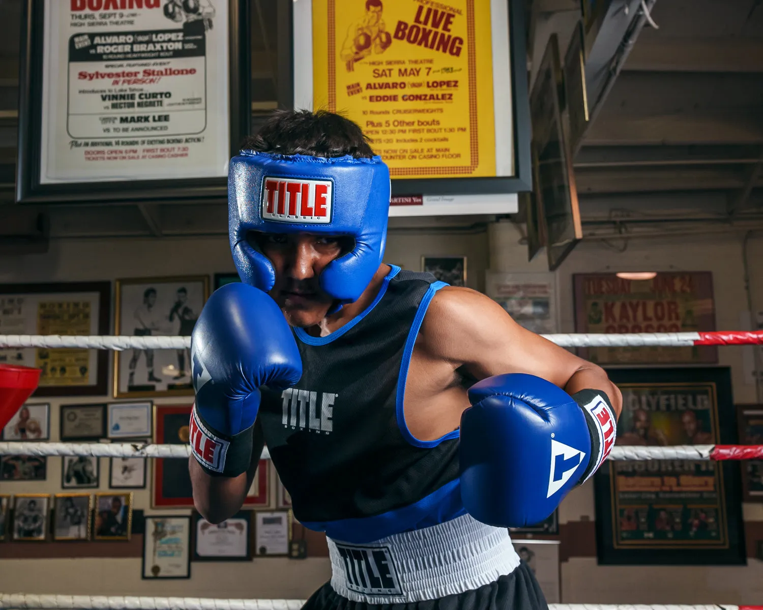 TITLE Classic USA Boxing Competition Headgear – With Cheeks