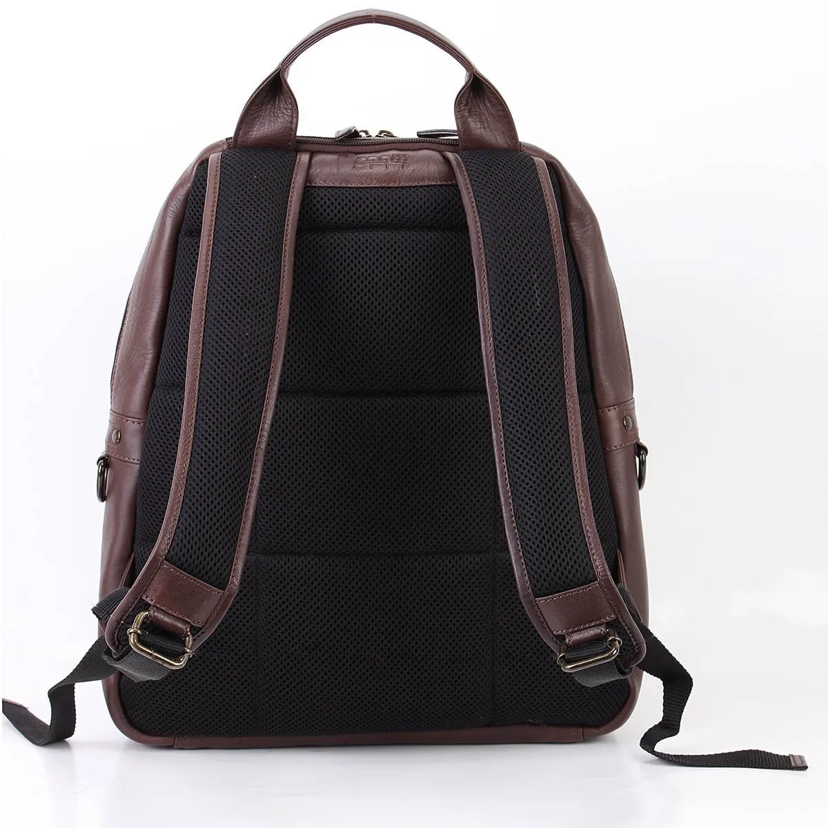 Toby Soft Leather Laptop Backpack