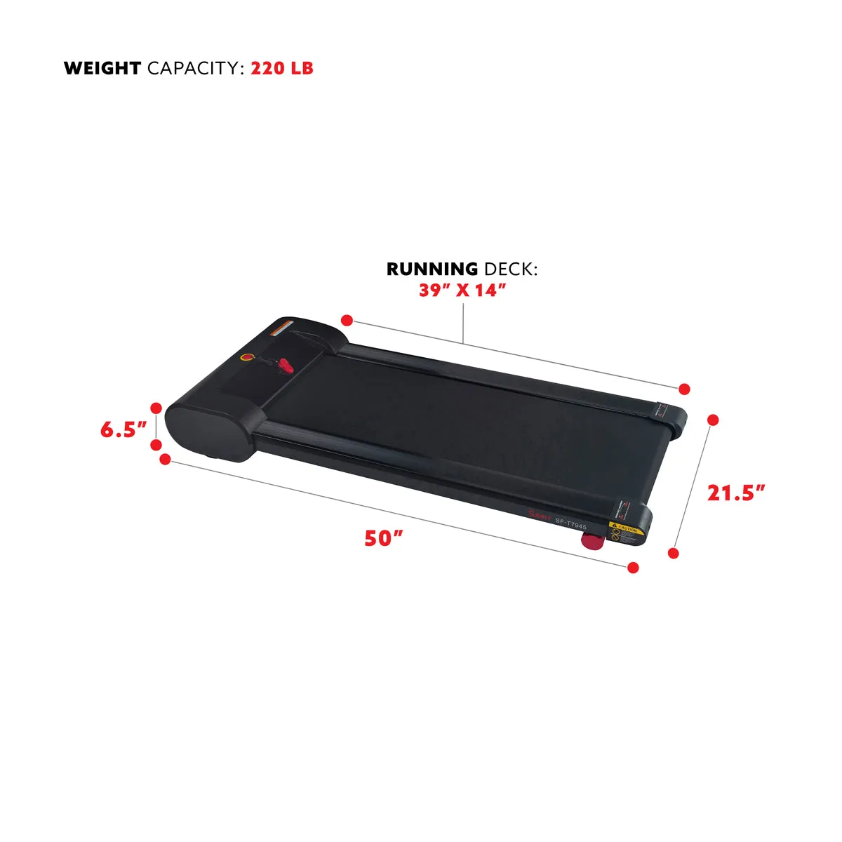 Under Desk Treadmill Slim Work Office Treadmill