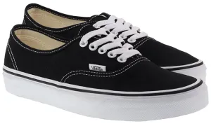 Vans Trainers Womens Authentic Black White