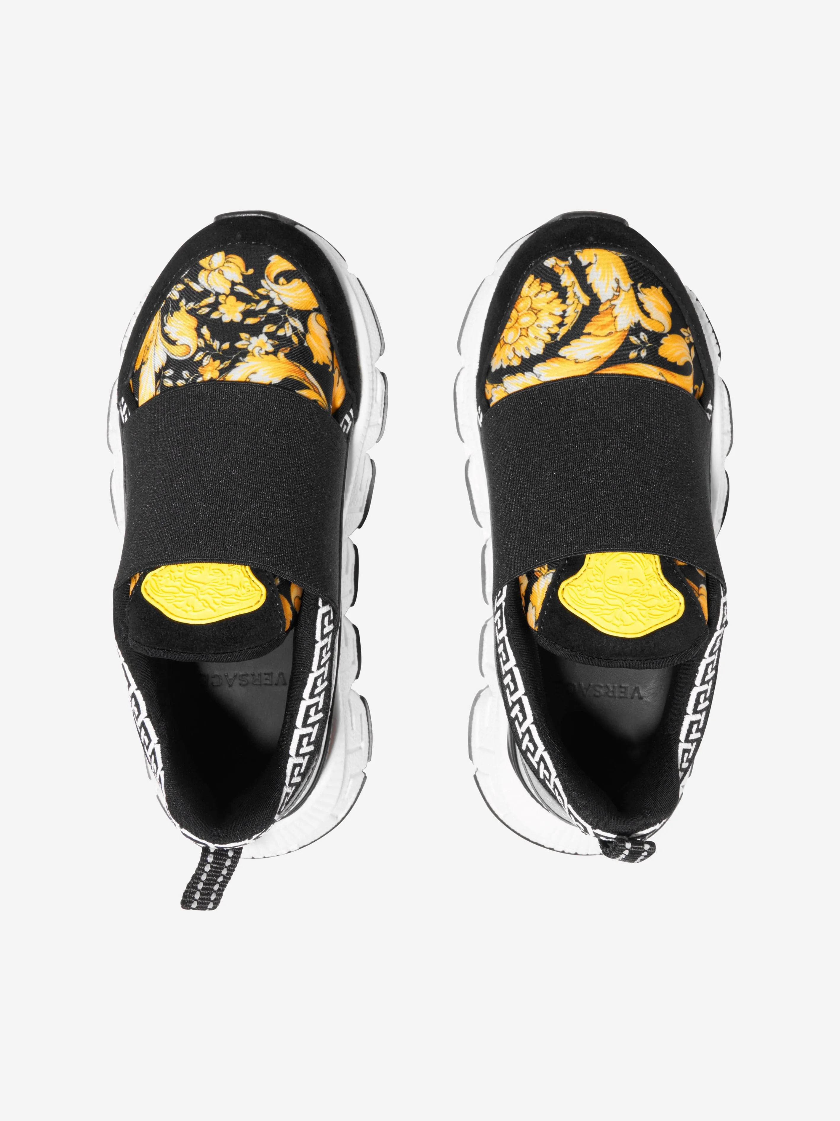 Versace Kids Barocco Pull On Trainers