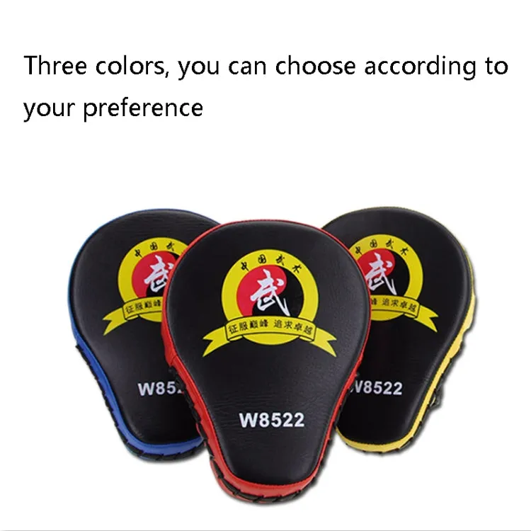 W8522 Sanda Boxing Hand Target Adult Thickened Curved Hand Target(Red)