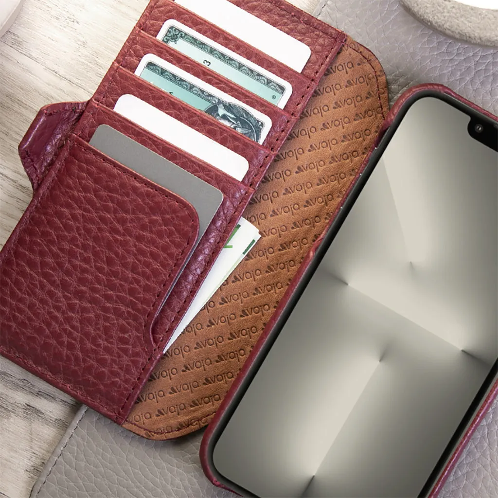 Wallet iPhone 13 MagSafe leather case