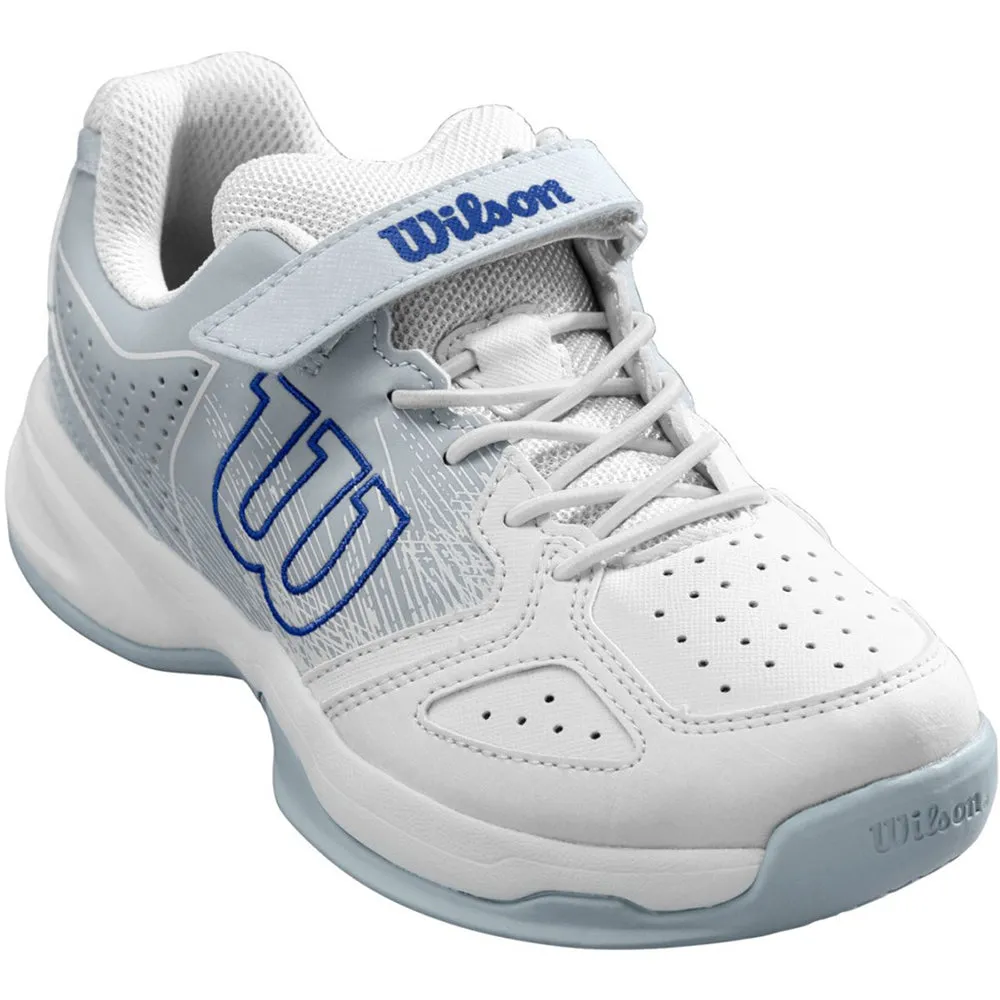 Wilson Kaos K (Junior) - White/Pearl Blue/Dazzling Blue