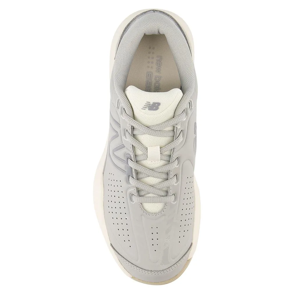 Women's 696v5 D Width Tennis Shoes Gray and White