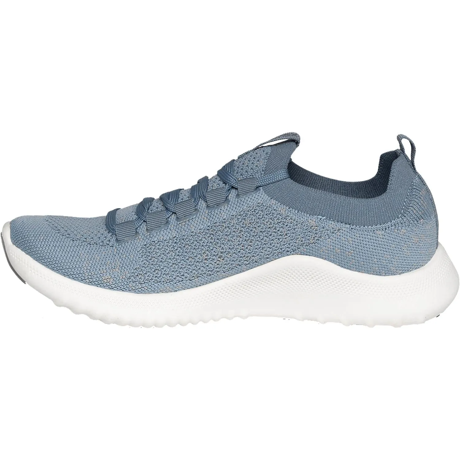 Women's Aetrex Carly Light Blue Stretchy Knit Fabric