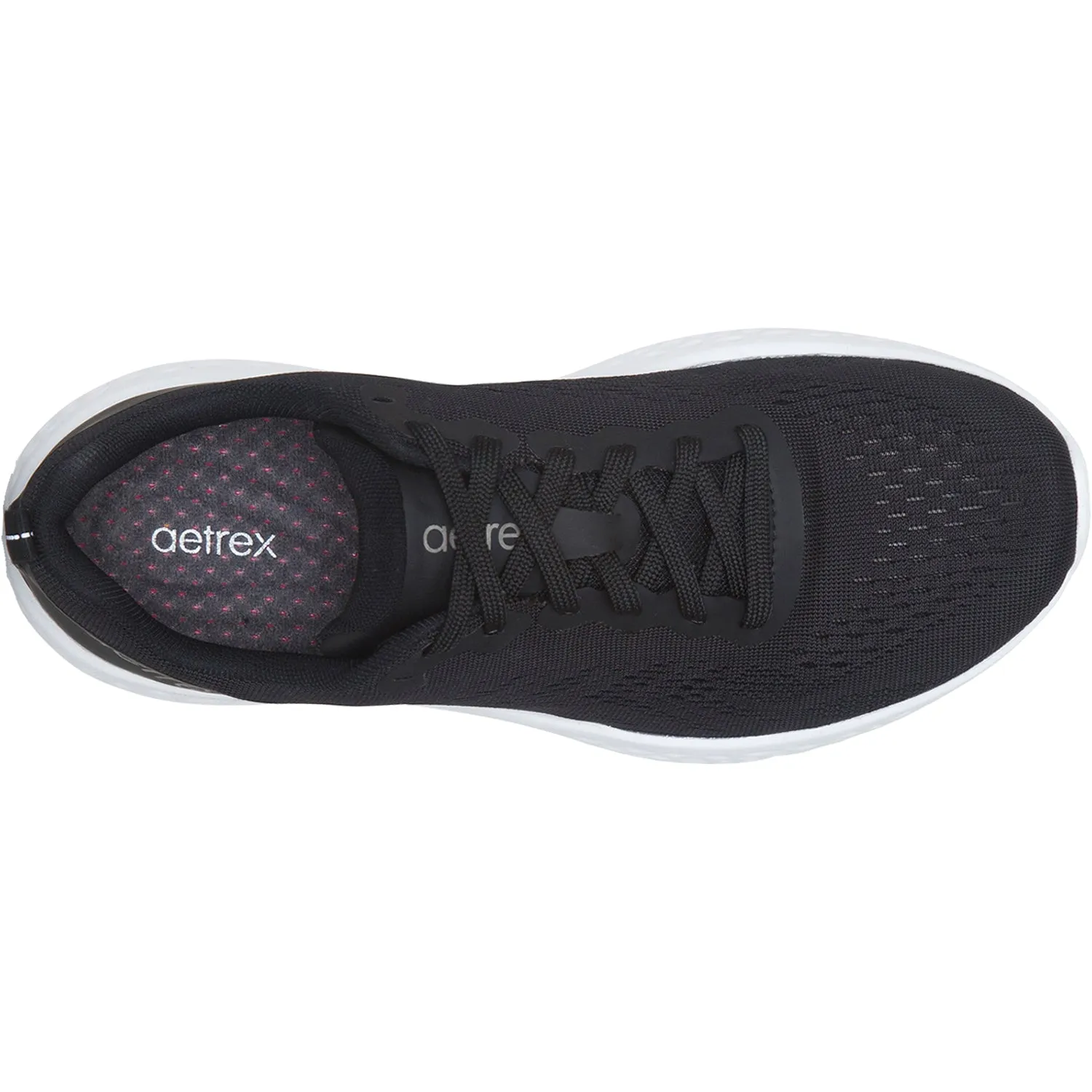 Women's Aetrex Danika Black Mesh