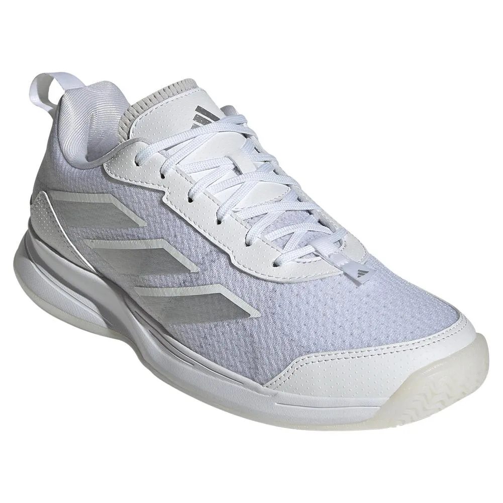 Women`s AvaFlash Tennis Shoes White and Metallic Silver