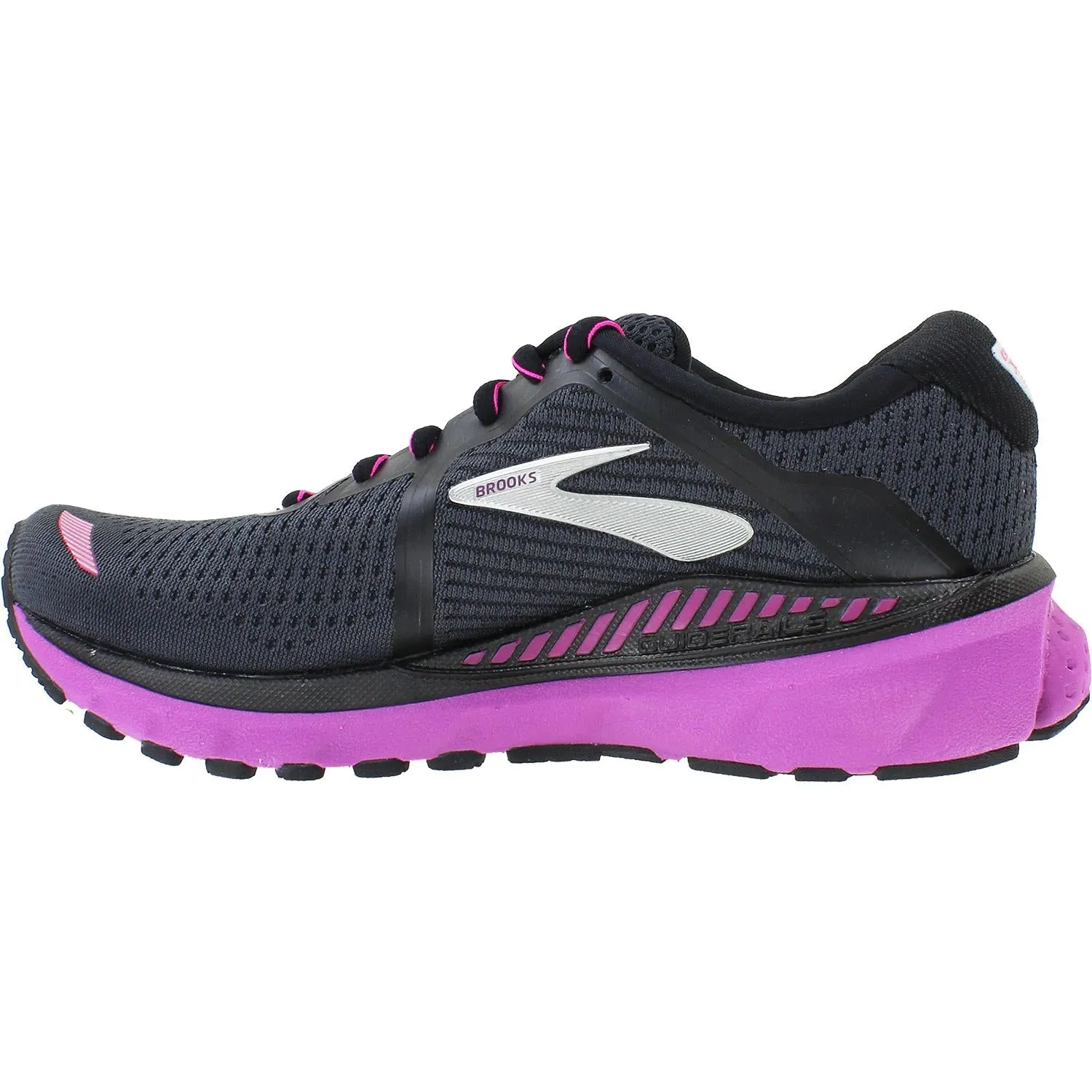 Women's Brooks Adrenaline GTS 20 Ebony/Black/Hollyhock Mesh