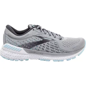 Women's Brooks Adrenaline GTS 21 Oyster/Alloy/Light Blue Mesh