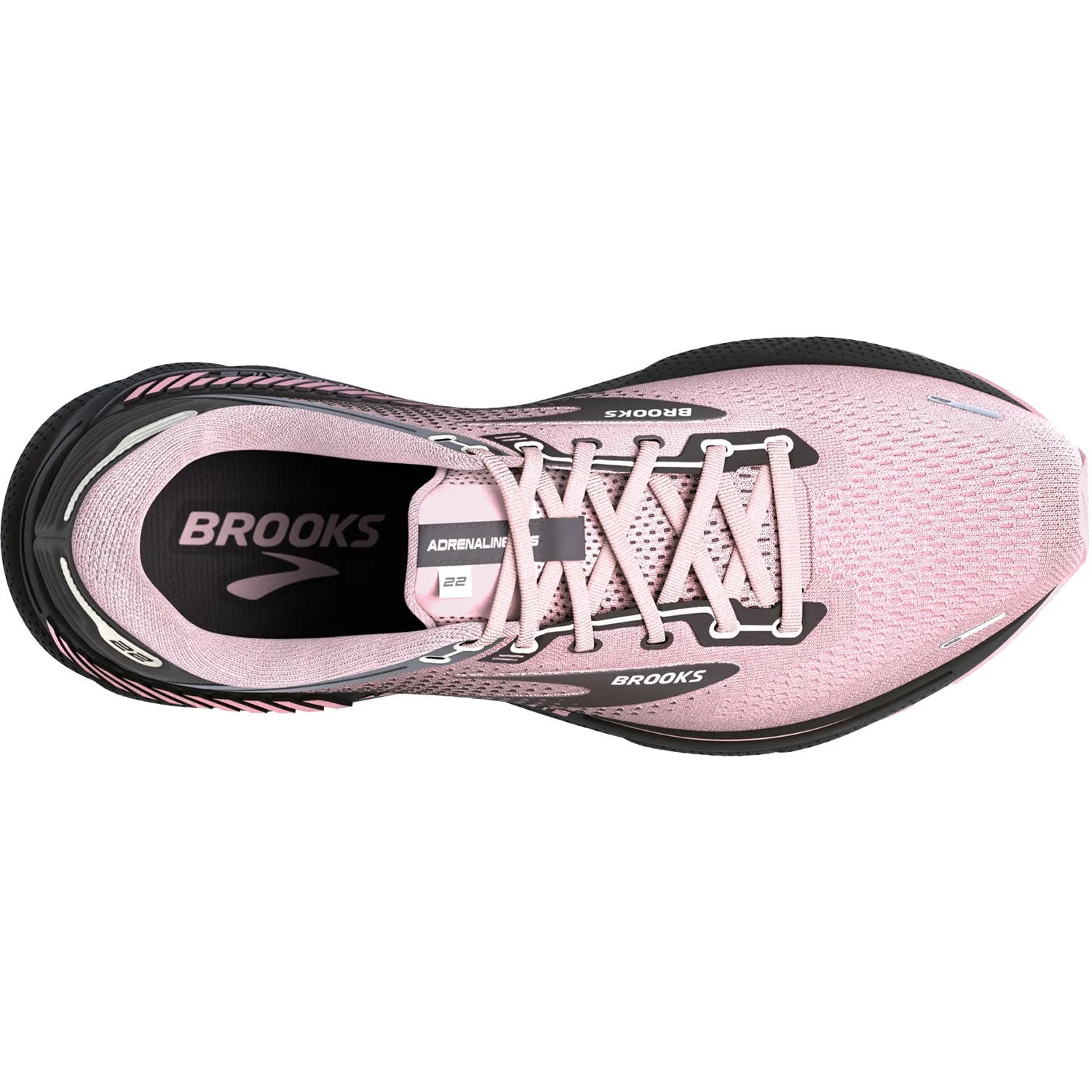 Women's Brooks Adrenaline GTS 22 Pink/Blackened Pearl Mesh