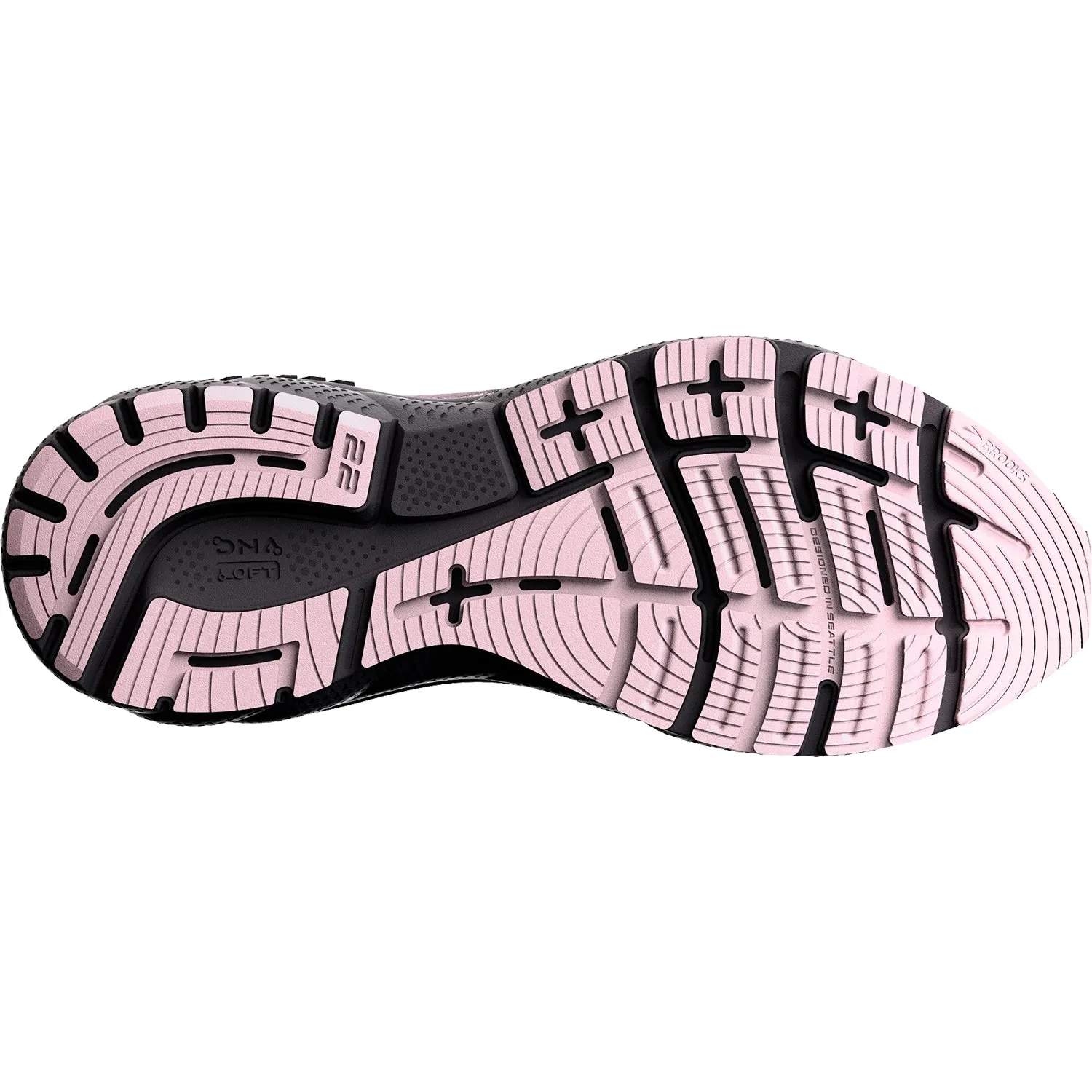 Women's Brooks Adrenaline GTS 22 Pink/Blackened Pearl Mesh