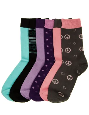 Women's Combed Cotton Premium Crew Socks