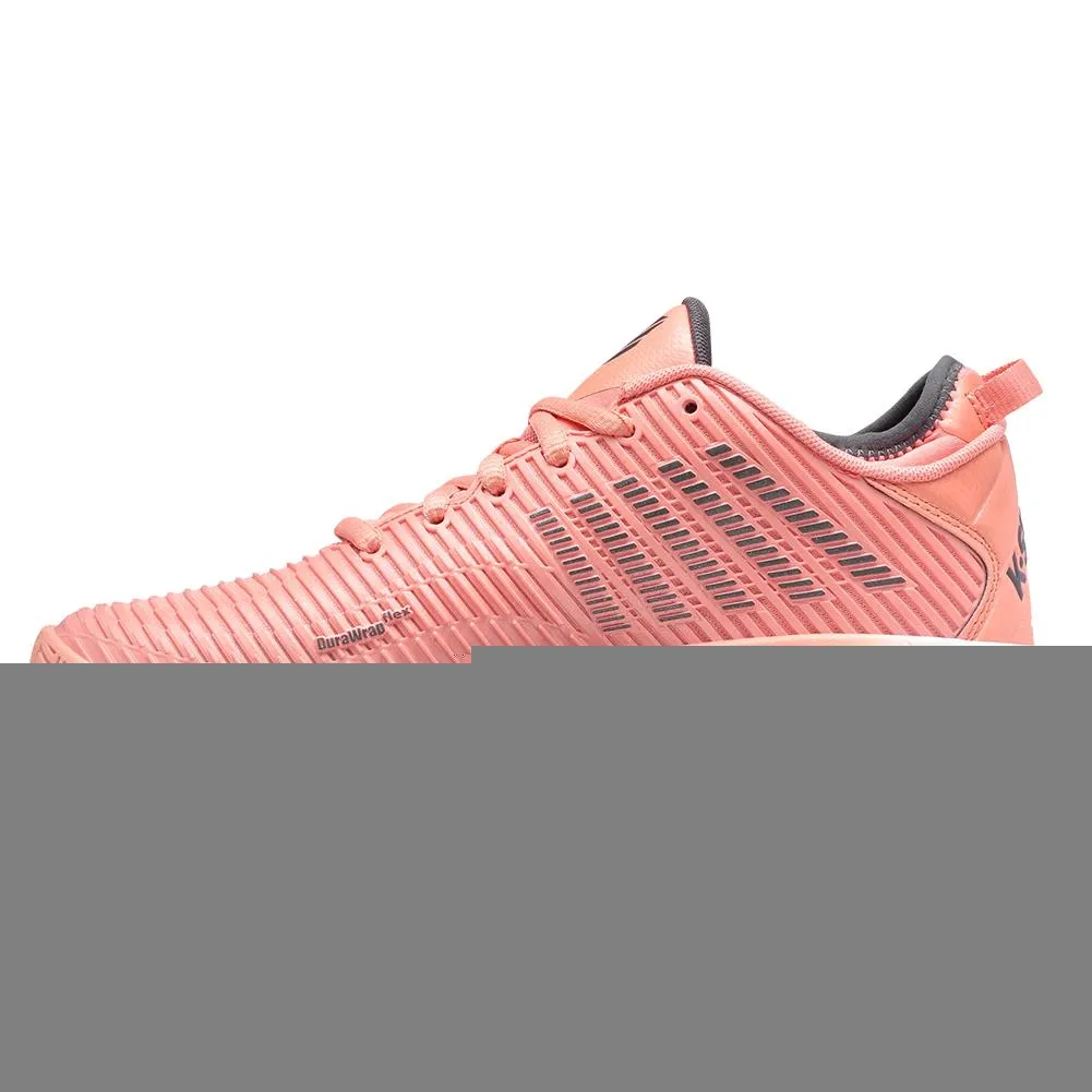 Women's Hypercourt Supreme Tennis Shoes Peach Amber and White