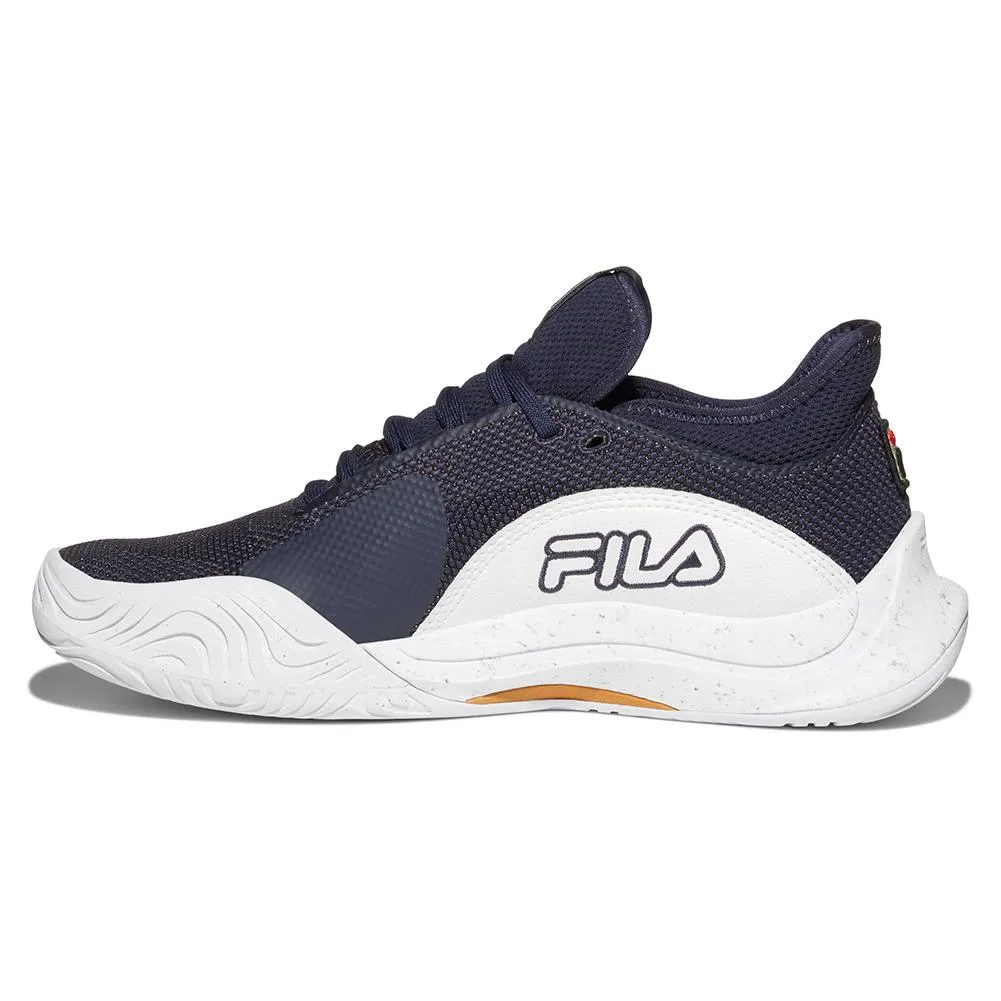 Women's Mondo Forza Tennis Shoes White and Navy