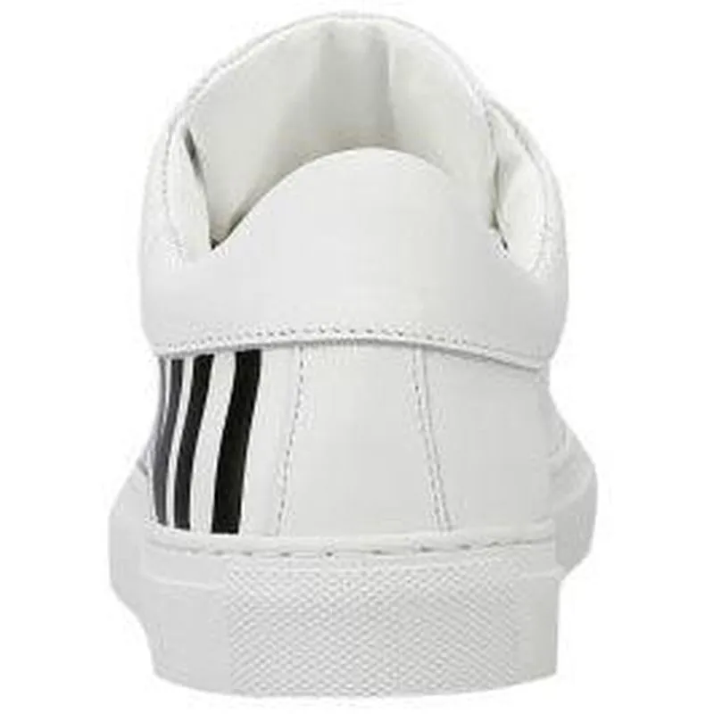 Women's Moschino Couture Leather Sneakers With Logo White 7/37