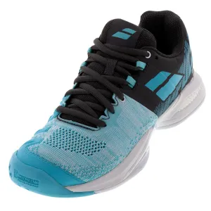 Women's Propulse Blast Gray And Blue Radiance Court Tennis Shoes