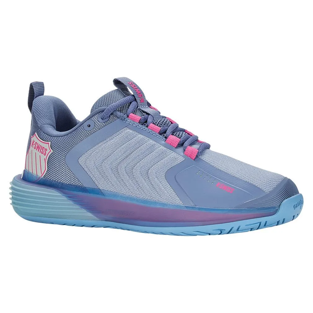 Women`s Ultrashot 3 Tennis Shoes Infinity and Blue Blizzard