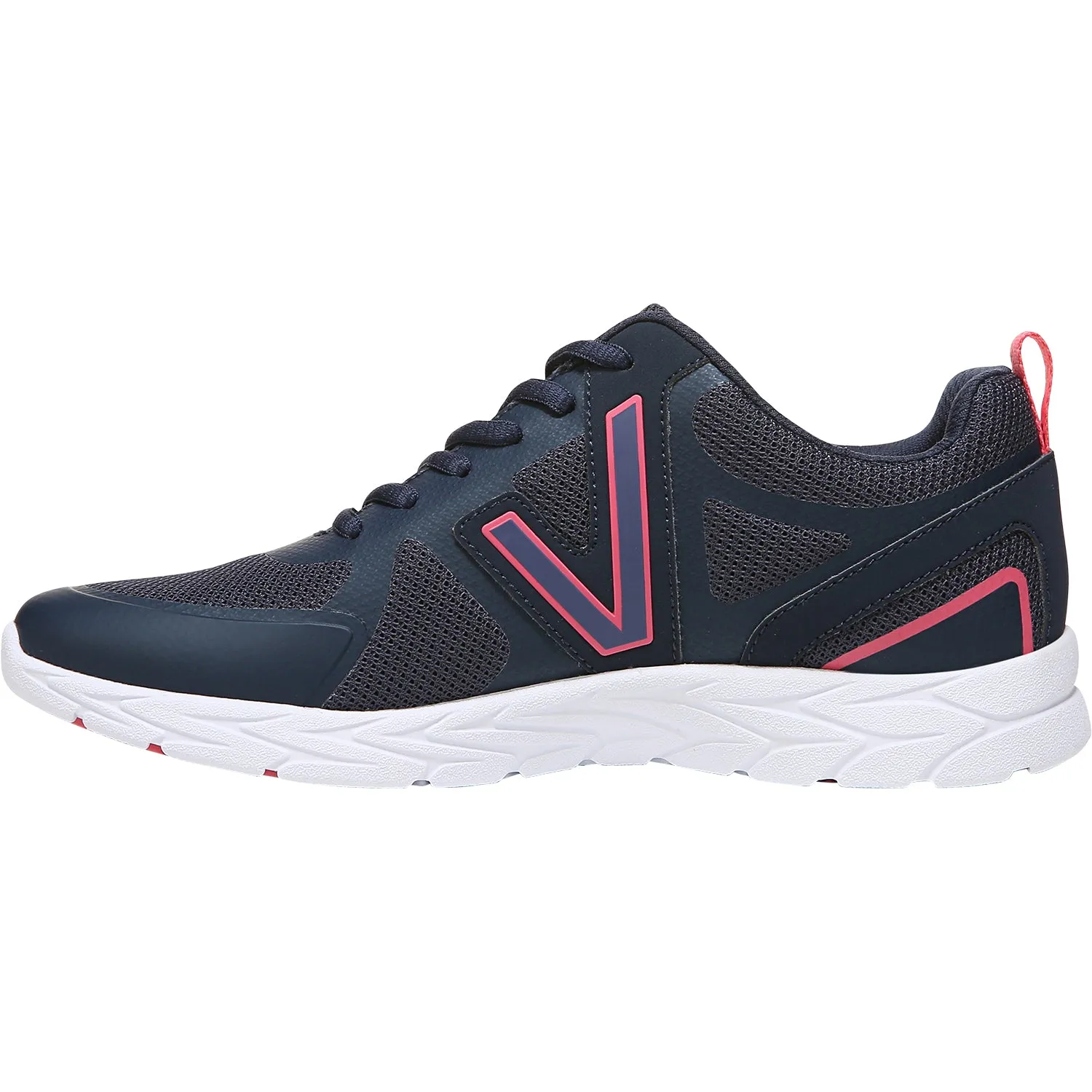 Women's Vionic Miles II Navy/Pink Mesh